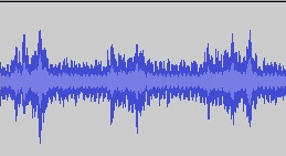 Audacity Volume Graph