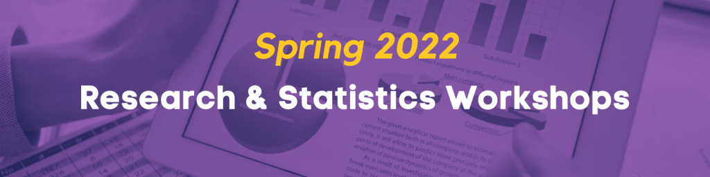 Ecu Schedule Spring 2022 Spring 2022 Research And Statistics Workshops | Office For Faculty  Excellence | Ecu